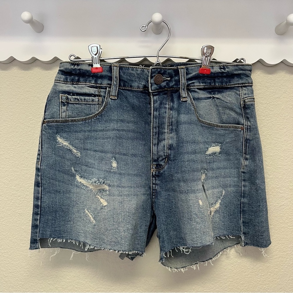 Brand New Treasure & Bond Blue Jean Shorts Distressed